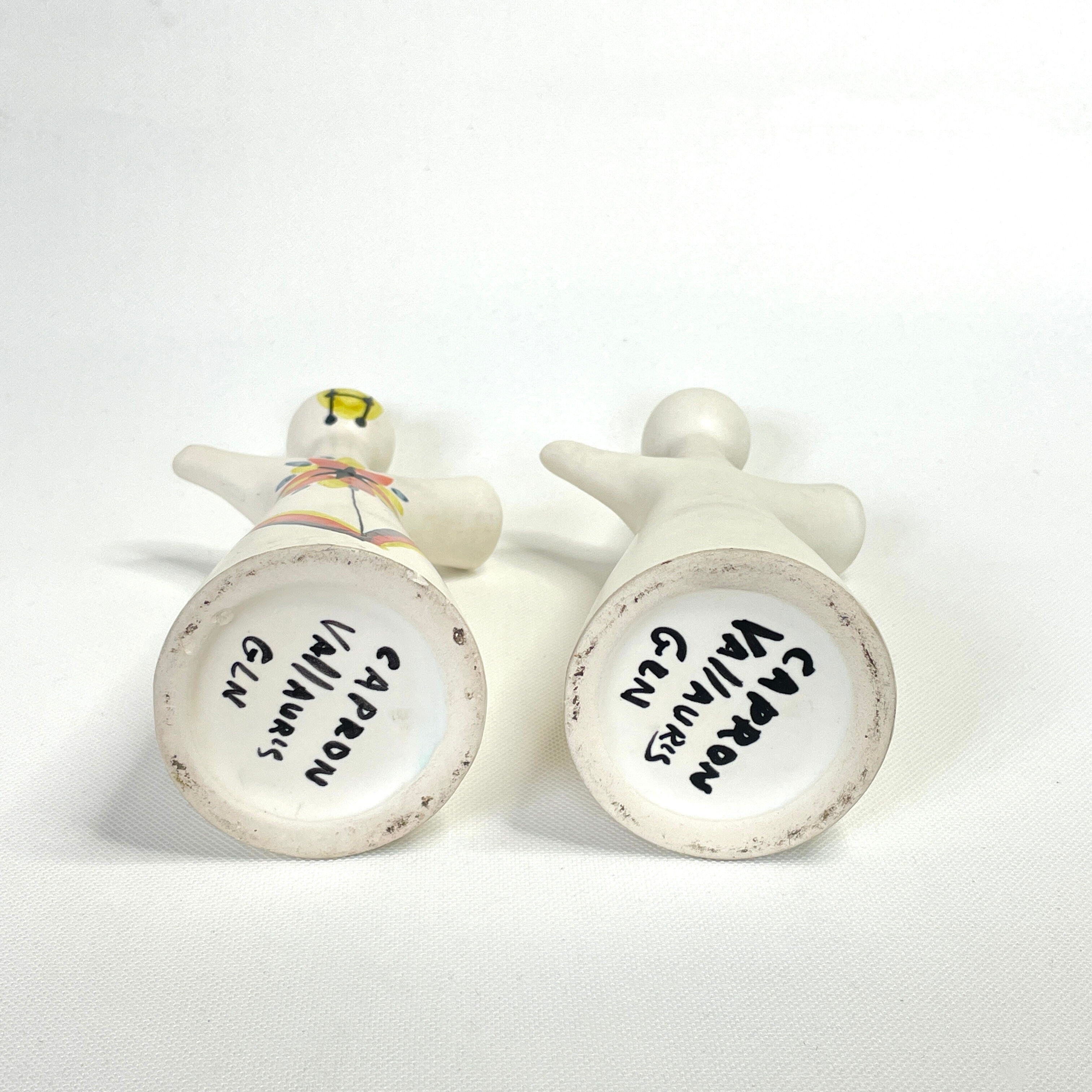 Vinaigrier & Oil anthropomorphic by Roger Capron, circa 1960