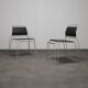 Rare pair of “Rubber Band” chairs by Tom Dixon