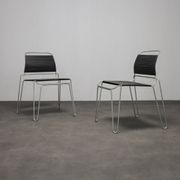 Rare pair of “Rubber Band” chairs by Tom Dixon