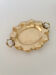 Vintage Modernist Italian Ornate Brass Serving Platter