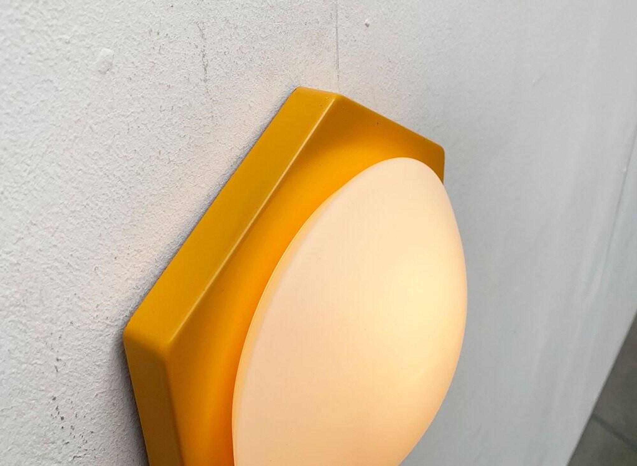 Vintage Space Age wall lamp by Rolf Krüger for Paul Neuhaus, 1970s
