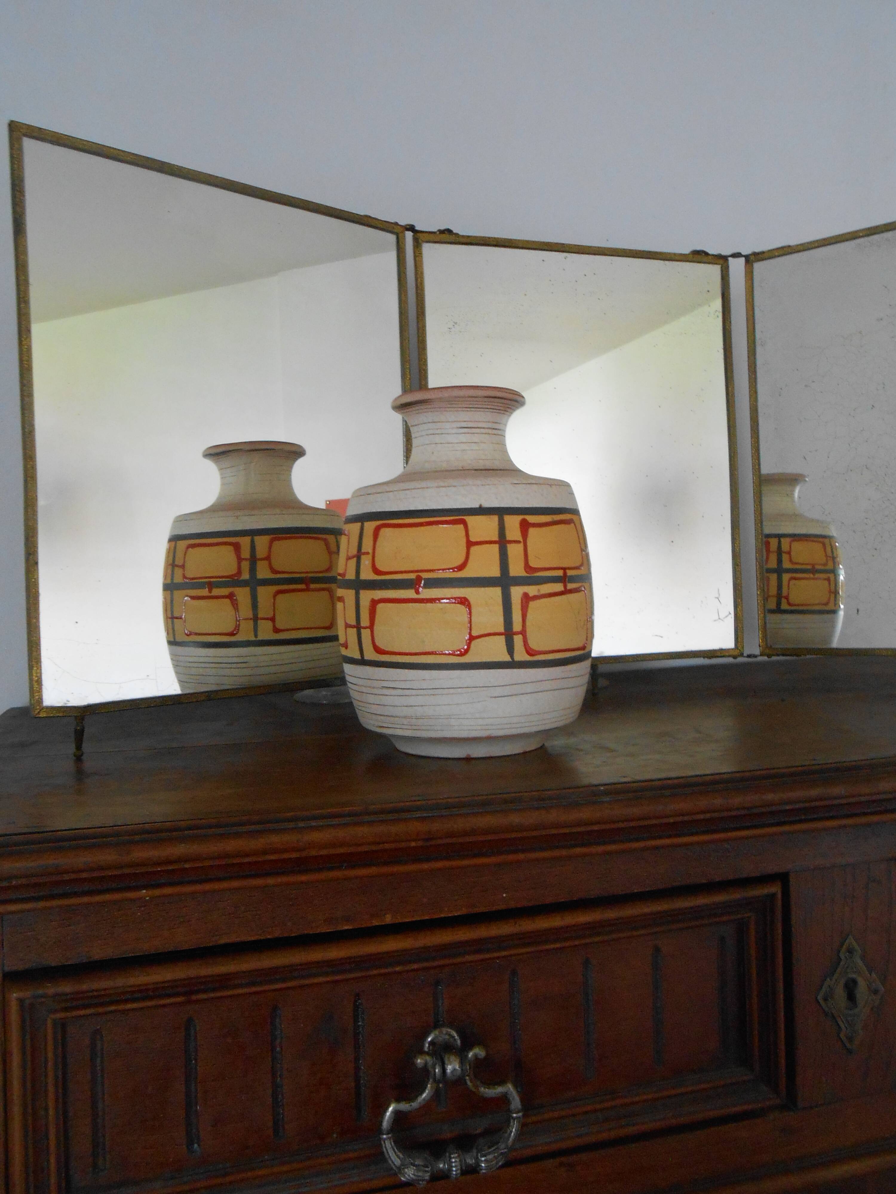 Ceramic Decorative vase years 50 West Germany