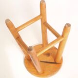 Tabouret bois clair