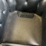 Set of 2 sturdy Chesterfield single/club seats