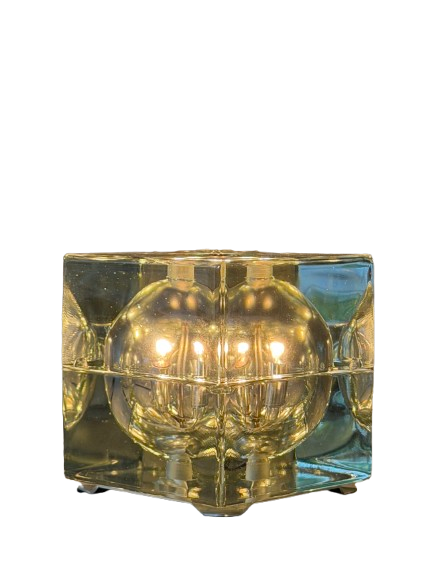 Cubosfera lamp by Alessandro Mendini for Fidenza Vetraria, 1968, Italy.