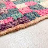 Moroccan Berber Boujaad rug with colorful patterns 2.61x1.57m