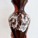 Vase céramique fait main style « volcanique »