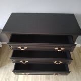 Restored chest in black