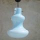 Suspension en opaline bleu turquoise