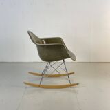 Eames Herman Miller 1950s RAR rocking chair in raw umber