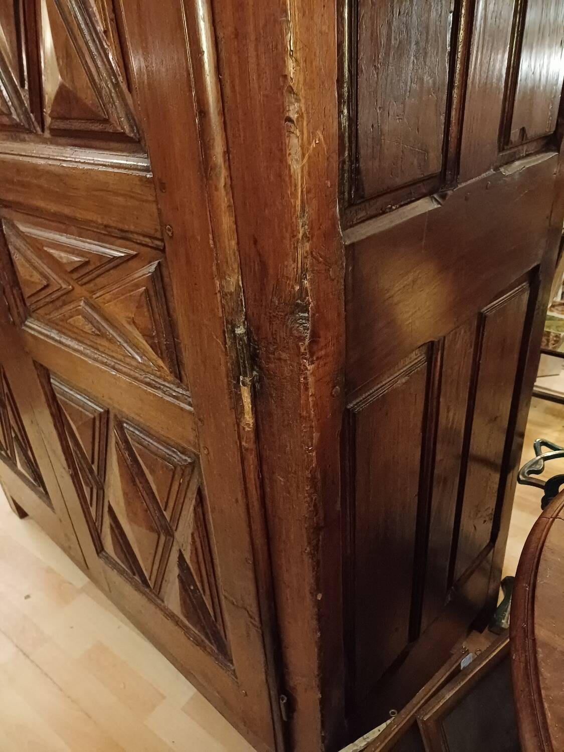 Small 17th century Louis 13 wardrobe