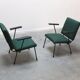 Modernist pair of '1401' easy chairs by Wim Rietveld for Gispen, 1954