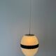Plexiglass ceiling light in the shape of an egg, 1960s, Italy