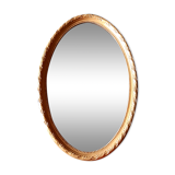 Oval Gold Mirror 41x64cm