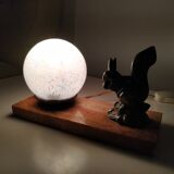 Squirrel art deco watch