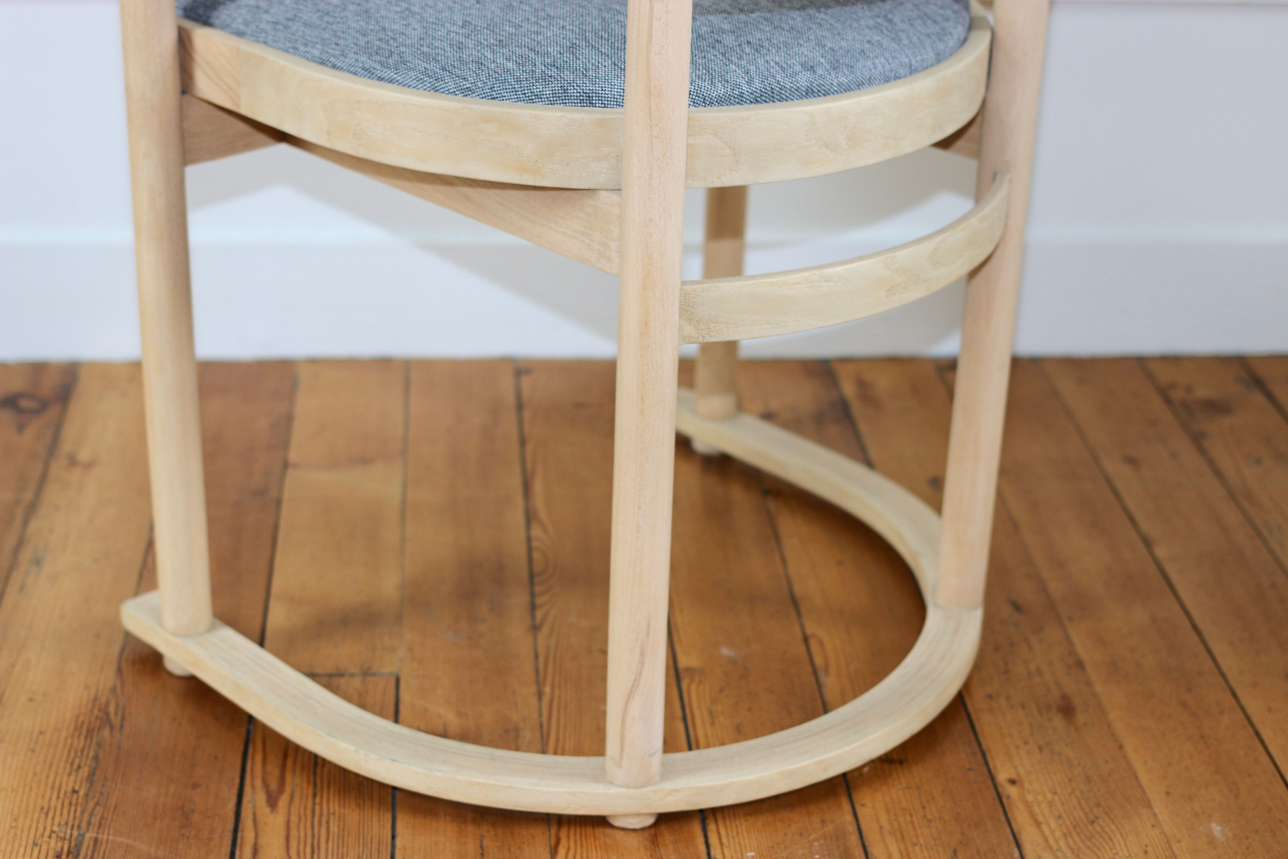 4 vintage Danish Bauhaus armchairs