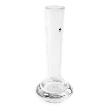 Petit vase en verre transparent pour une seule fleur / Pukeberg / Suède / années 1960
