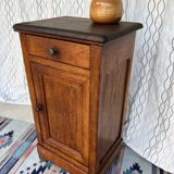 Vintage solid wood bedside table
