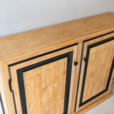 Solid oak storage cabinet