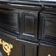 Sideboard of Blackened Oak Paneling, Regency style – Late 19th century