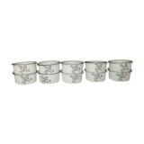 Lot de 10 ramequins porcelaine