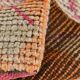 3x10 Coral Orange & Red Turkish Vintage Runner Rug, 98x322Cm