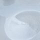 Empty pocket cup in pearly glass signed Pierre Cardin, 1970s
