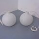 Opaline Glass Satellite Pendant Lamps by Vilhelm Wohlert for Louis Poulsen, 1960s, Set of 2