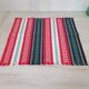 Set of 6 Catalan fabric napkins 48 x 42 cm red black green white