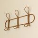 Wall-mounted coat rack imitation wicker