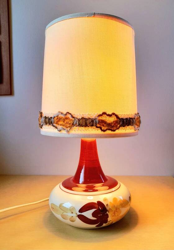 1960s ceramic lamp