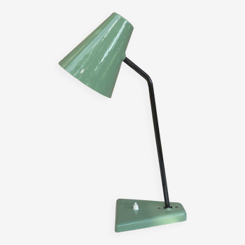 Green table lamp, 70's