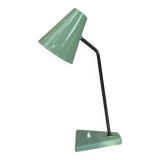 Green table lamp, 70's