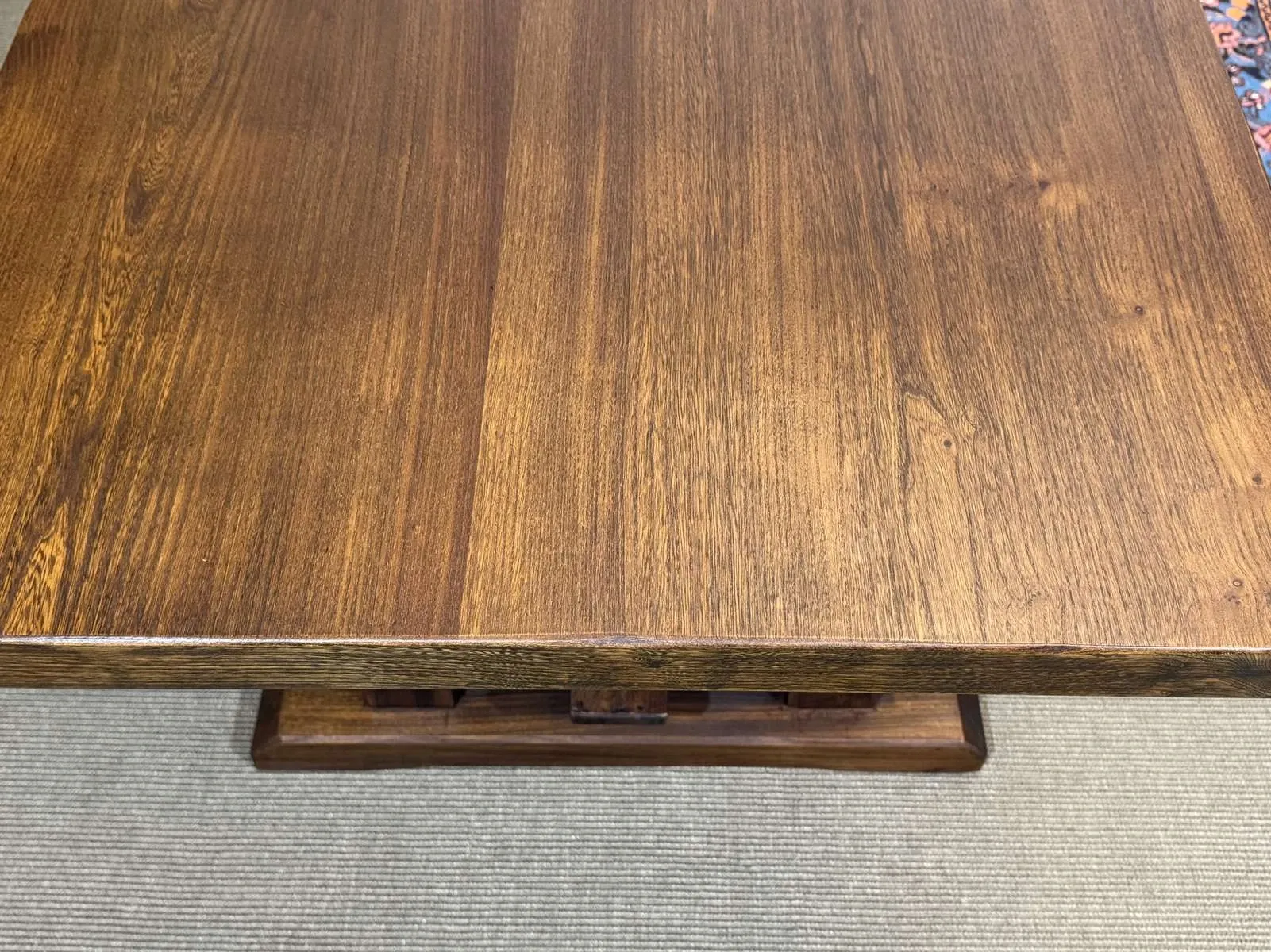 1970s elm monastery-style table