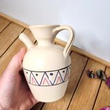 Ceramic pitcher decorated pottery
