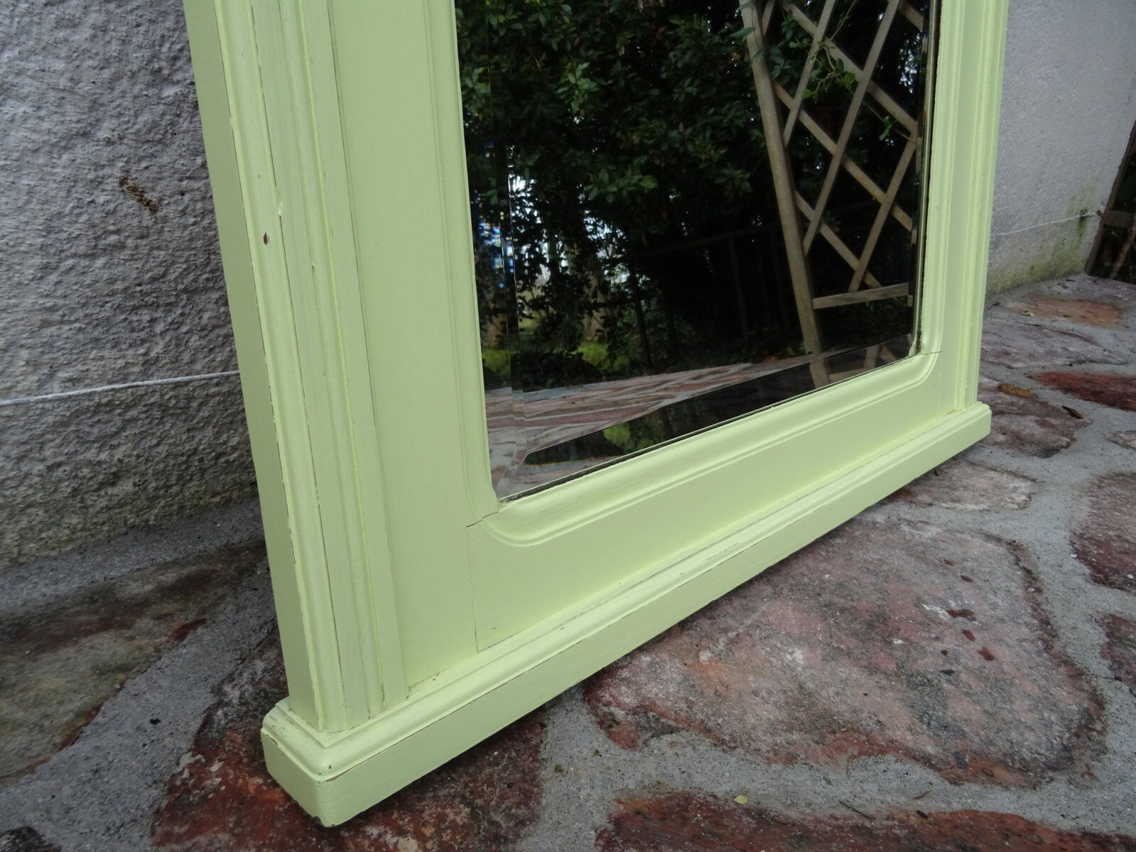 Solid oak framed mirror 77x120