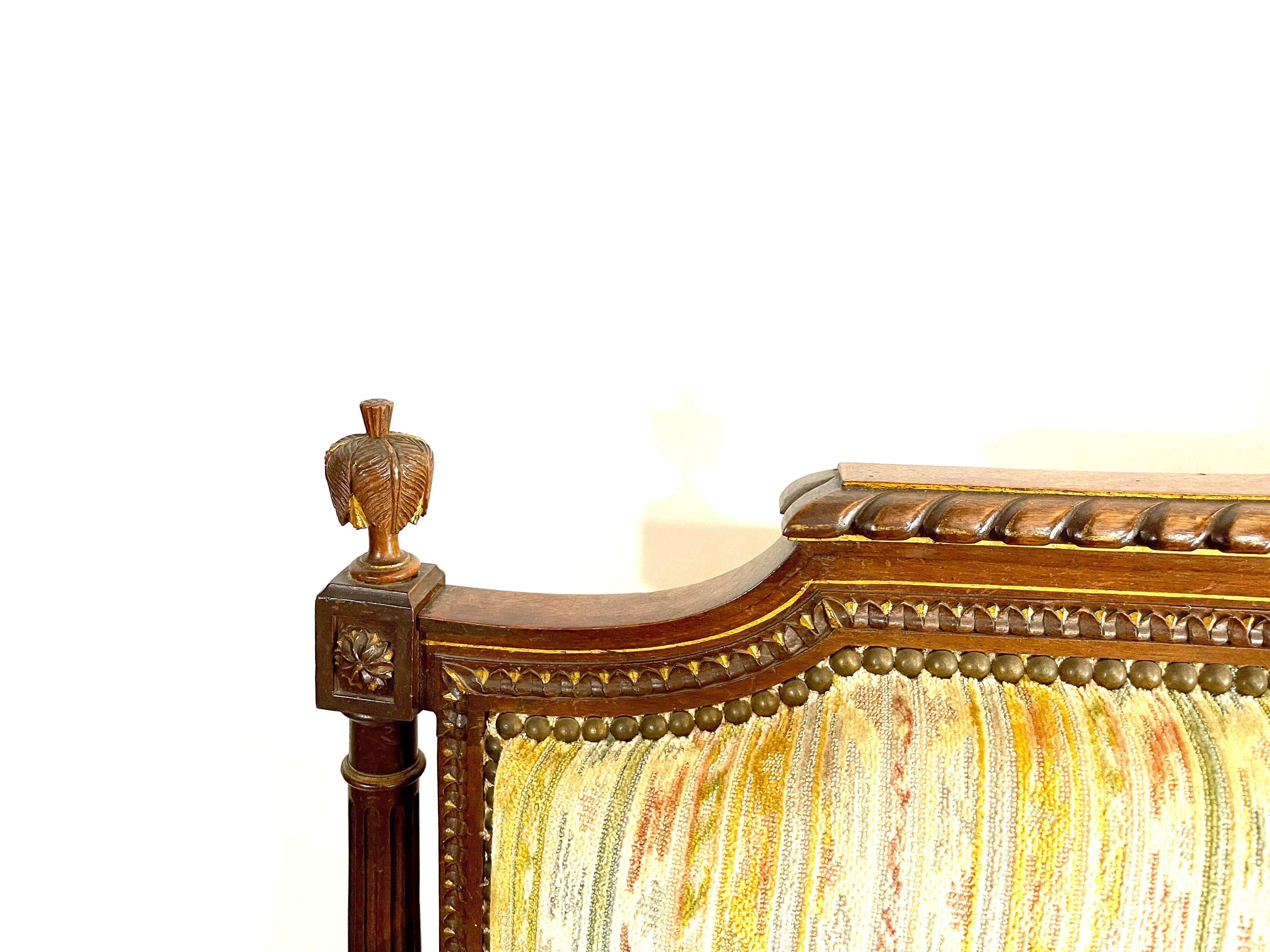 Sofa 2 places Louis XVI style