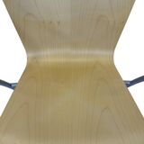 vintage fritz hansen vico magistretti duo bentwood stacking armchairs set of four