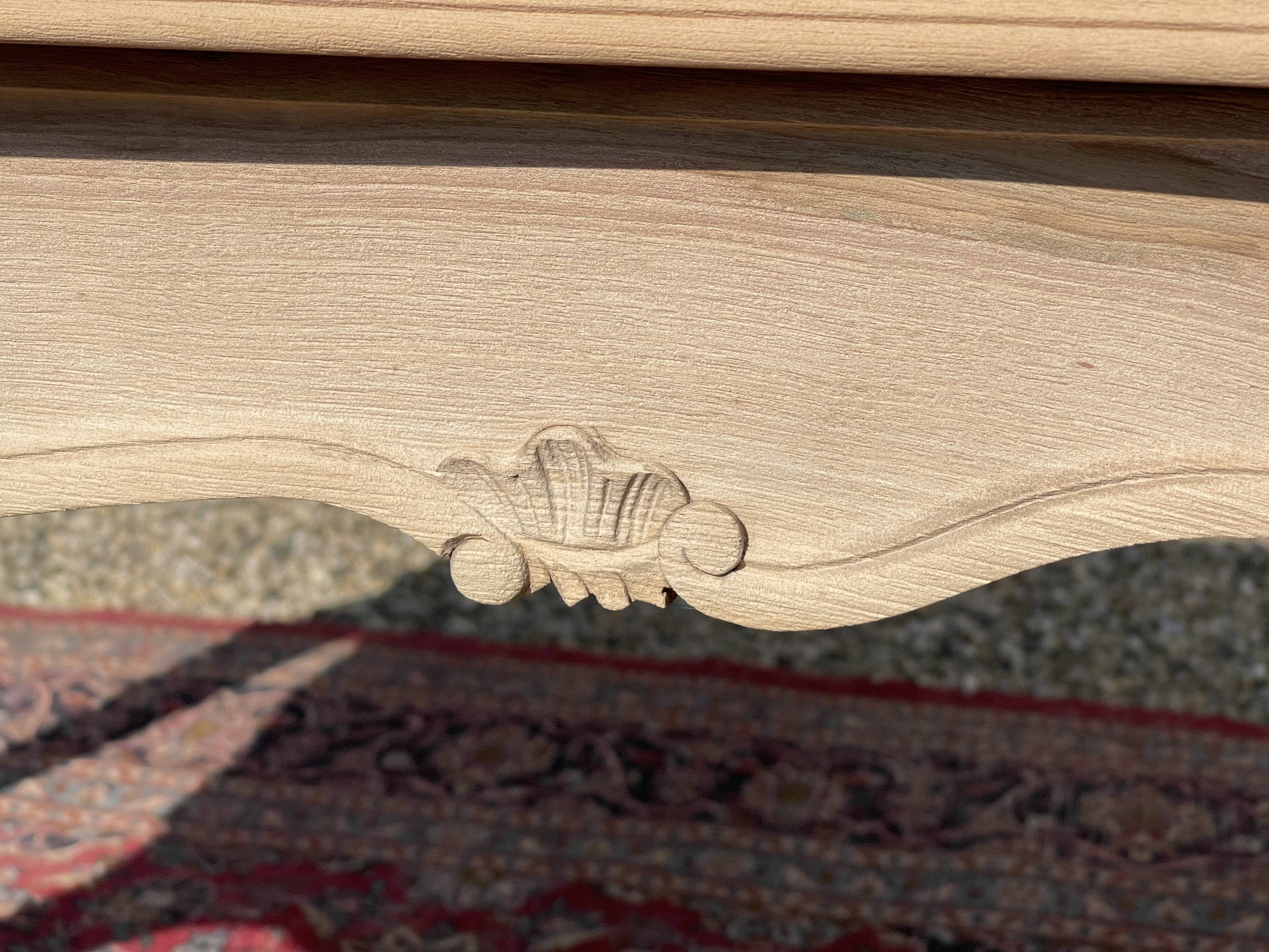 Walnut Table Louis XV Style