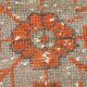 Vintage Coral Red Classic Vintage Runner Rug, 75x357Cm