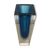 Vase bleu Sommerso Murano
