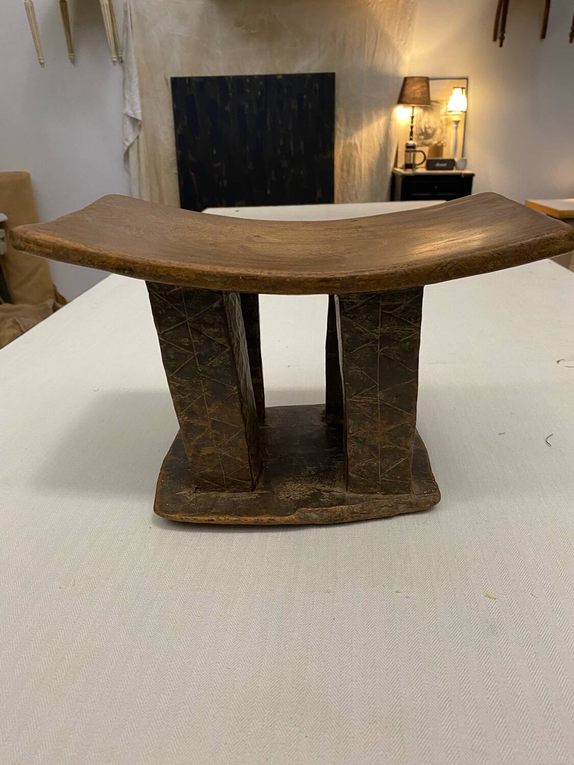 Antique African stool