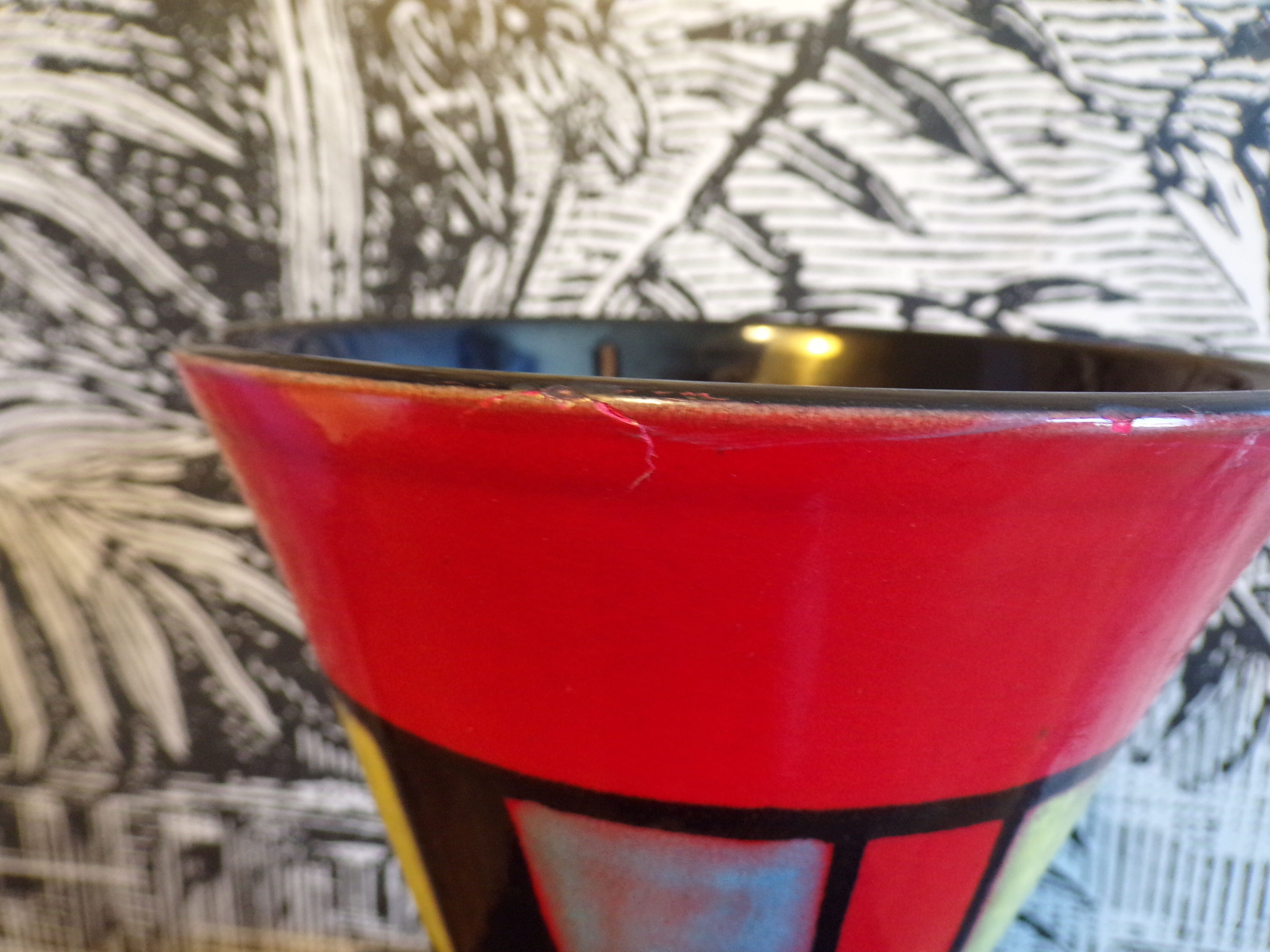 Vase diabolo Elchinger