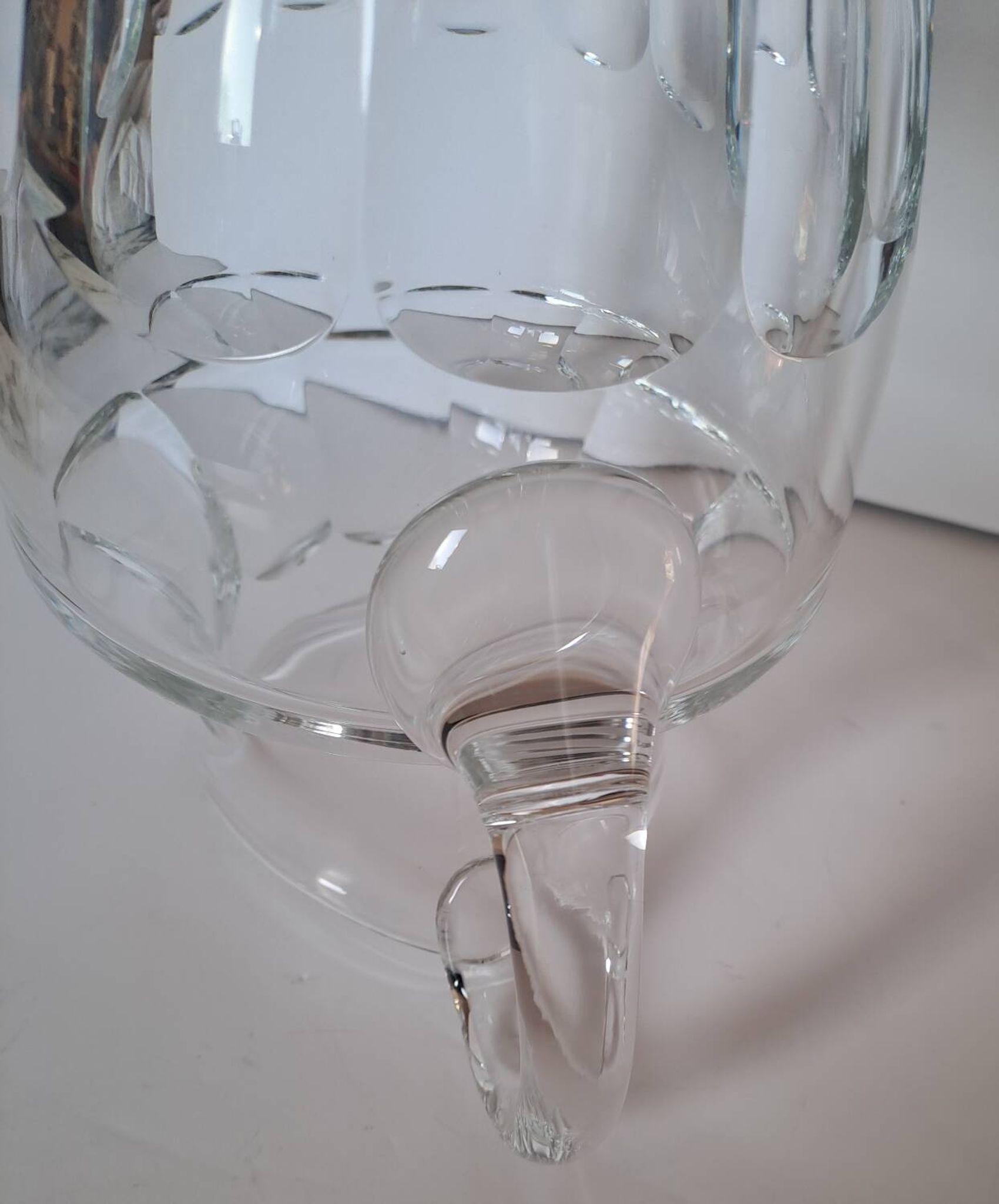 Pichet en cristal de Moser signé