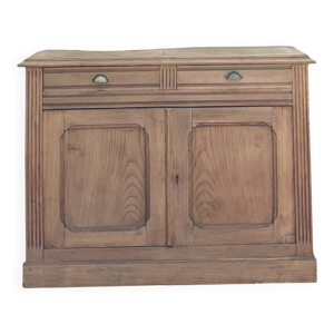 Buffet ancien en chêne - massif brut