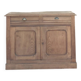 Old solid oak buffet with 2 drawers - chic country style