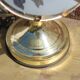 Vintage brass and flowered glass touch lamp – Soft touch lamp with intensity