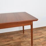 Mid-century danish teak extendable dining table, 1960s