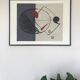 Lithographie originale signée et encadrée de jean piaubert 1900-2002