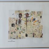 Vintage Jean Michel Basquiat lithograph